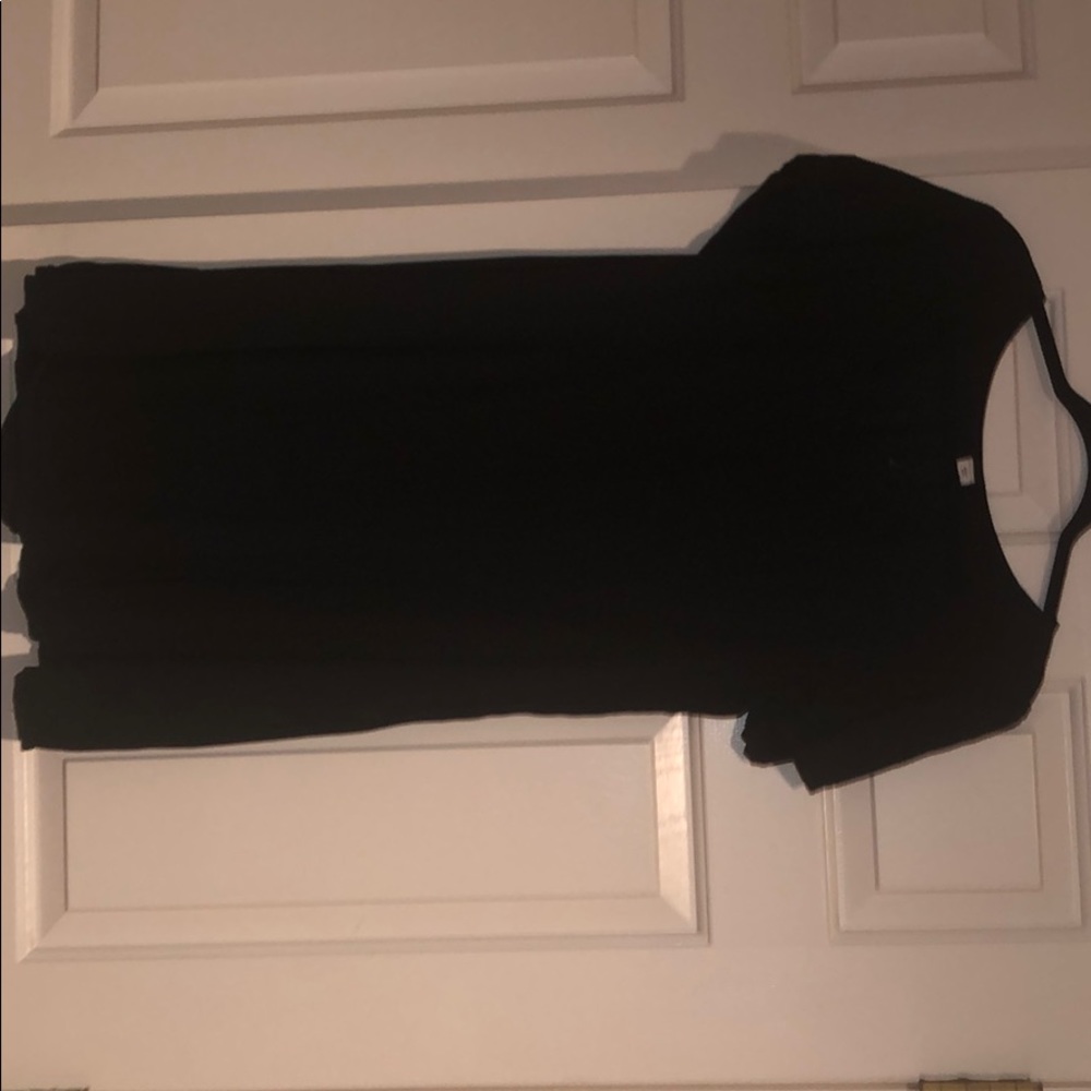 Black linen old navy dress